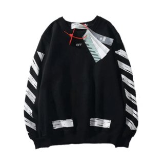 Off-White Arrow Twill Black Sweatshirt